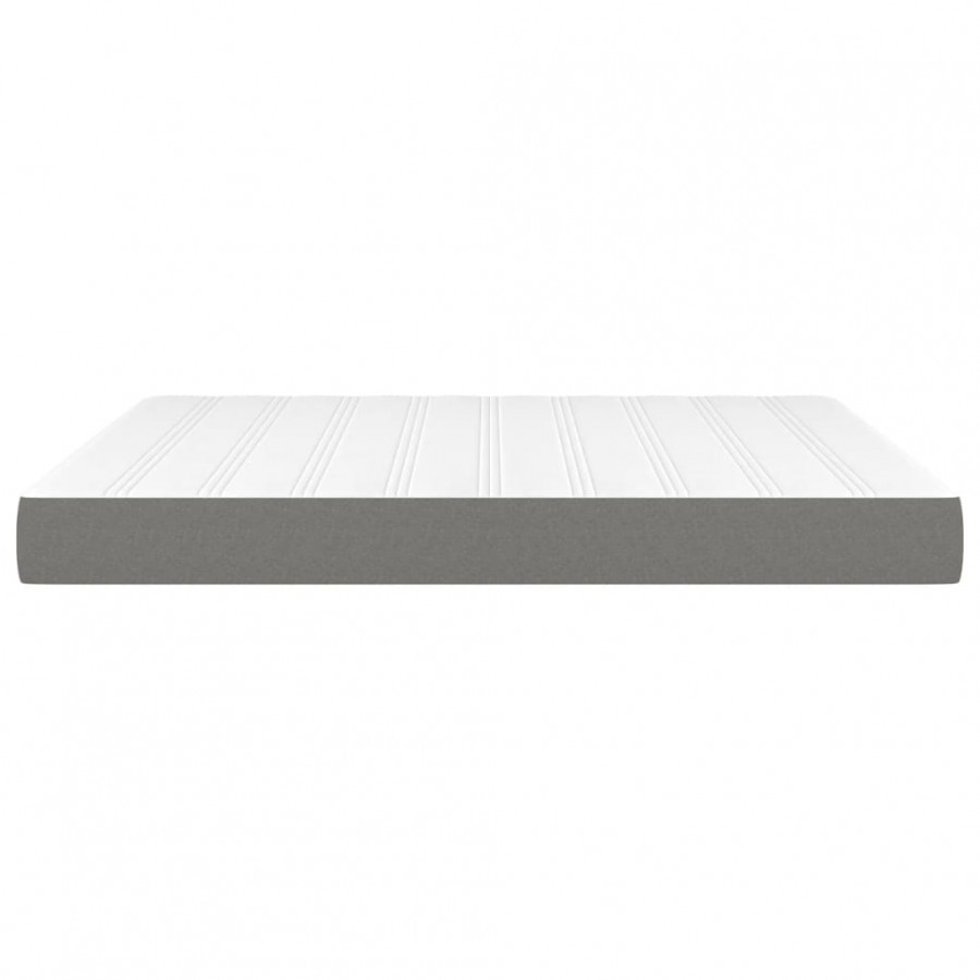 Matelas de lit à ressorts ensachés Gris foncé 160x200x20 cm Matelas de lit à ressorts ensachés Gris foncé 160x200x20 cm