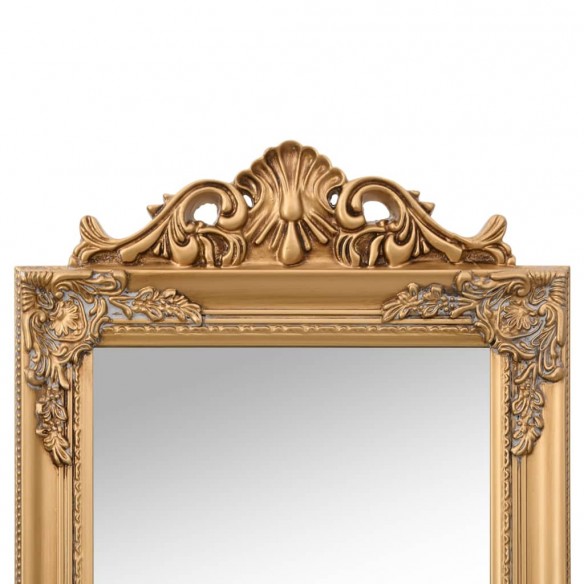 Miroir sur pied Doré 45x180 cm