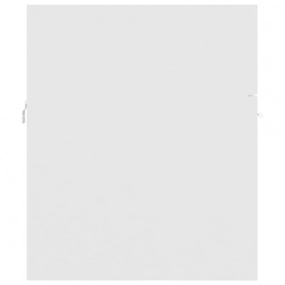 Armoire d'évier Blanc 41x38,5x46 cm Aggloméré