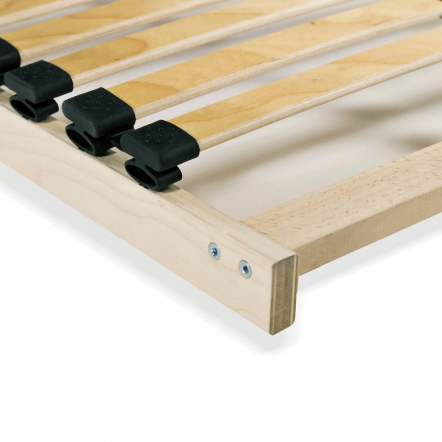Cadre avec 28 lattes 7 zones 140 x 200 cm