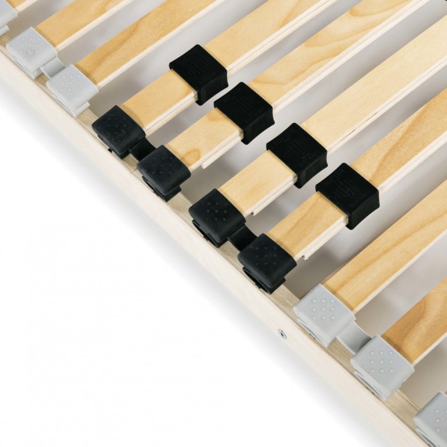 Cadre avec 28 lattes 7 zones 140 x 200 cm