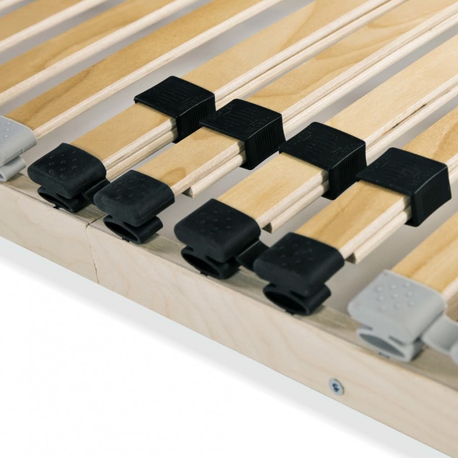 Cadre avec 28 lattes 7 zones 140 x 200 cm