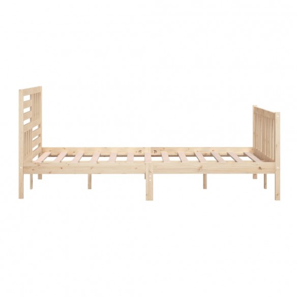 Cadre de lit Bois massif 180x200 cm Super King