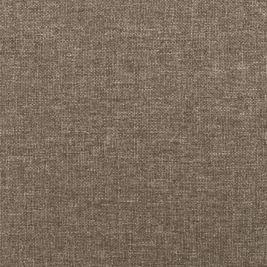 Matelas de lit à ressorts ensachés Taupe 120x200x20 cm Tissu