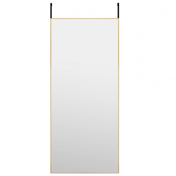 Miroir de porte Doré 40x100 cm Verre et aluminium