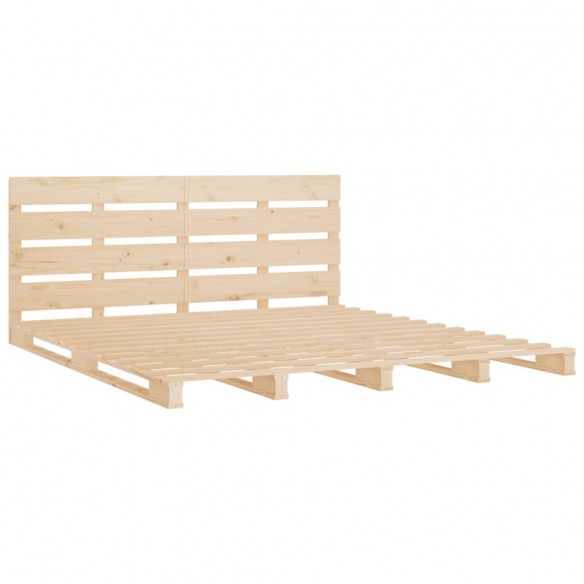 Cadre de lit 120x190 cm Bois pin massif Petit Double