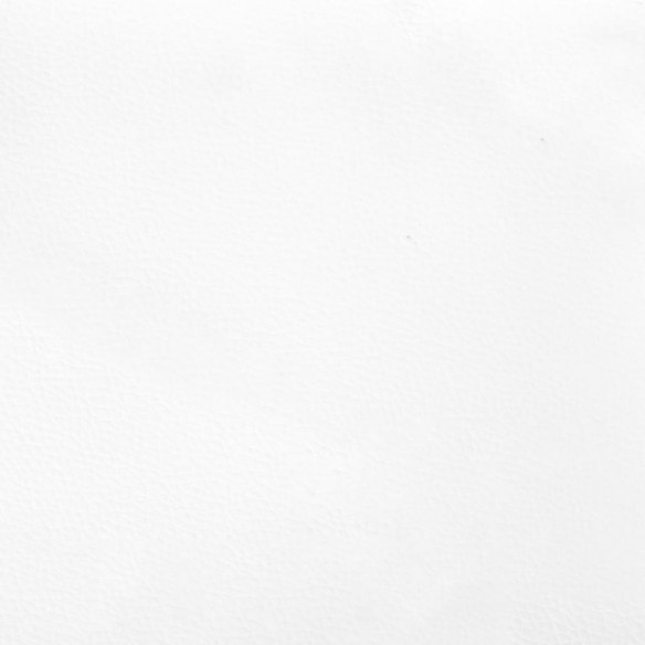 Sommier à lattes de lit Blanc 90x200 cm Similicuir