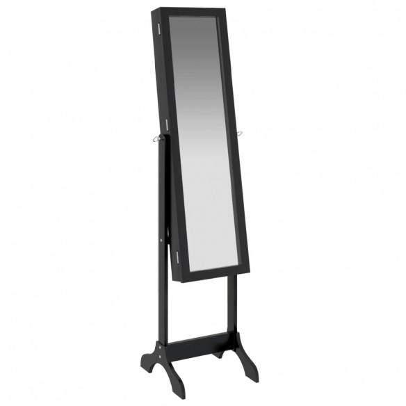 Miroir sur pied noir 34x37x146 cm