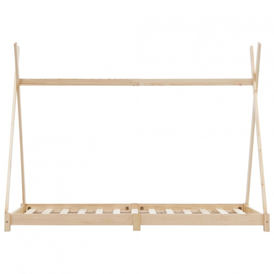 Lit d'enfant Bois de pin massif 80x160 cm Lit d'enfant Bois de pin massif 80x160 cm