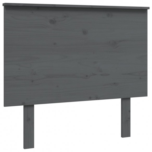 Tête de lit Gris 94x6x82,5 cm Bois massif de pin