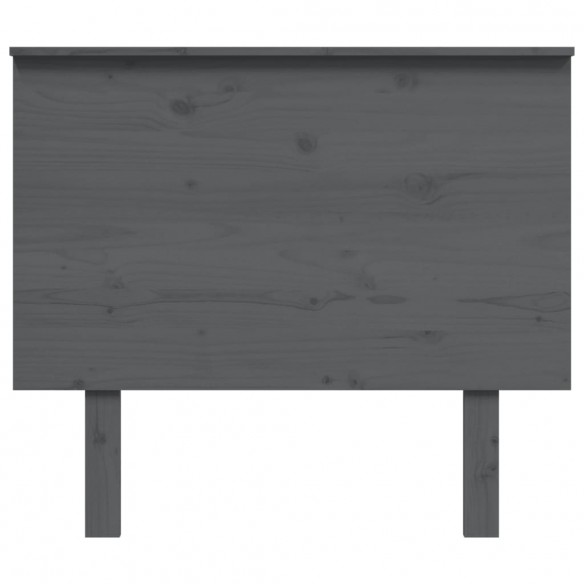 Tête de lit Gris 94x6x82,5 cm Bois massif de pin