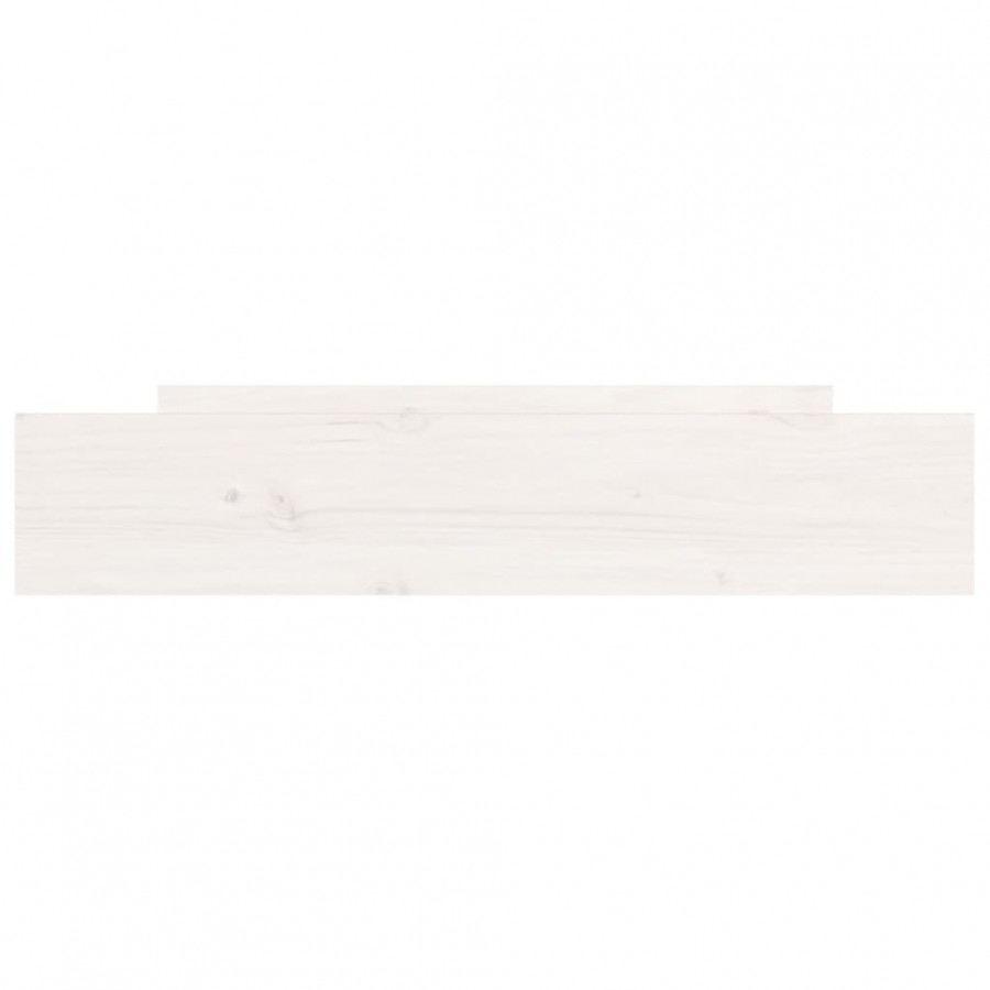 Tiroirs de lit 2 pcs blanc Bois de pin massif Tiroirs de lit 2 pcs blanc Bois de pin massif