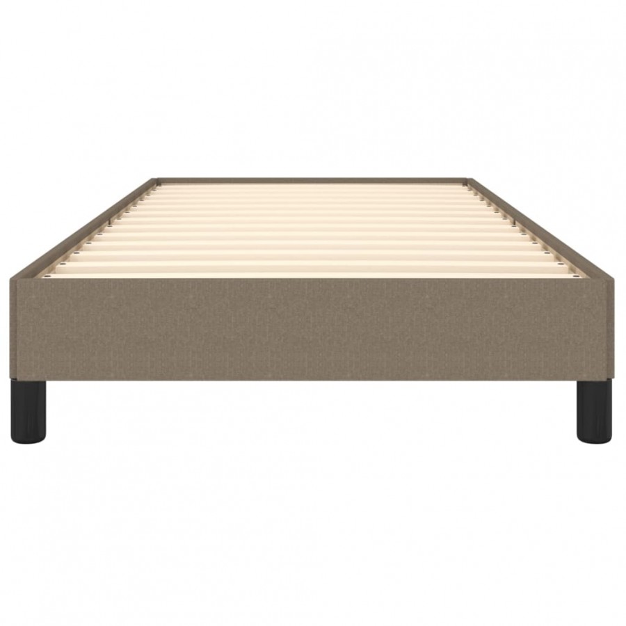 Lit Taupe 90x200 cm Tissu Lit Taupe 90x200 cm Tissu