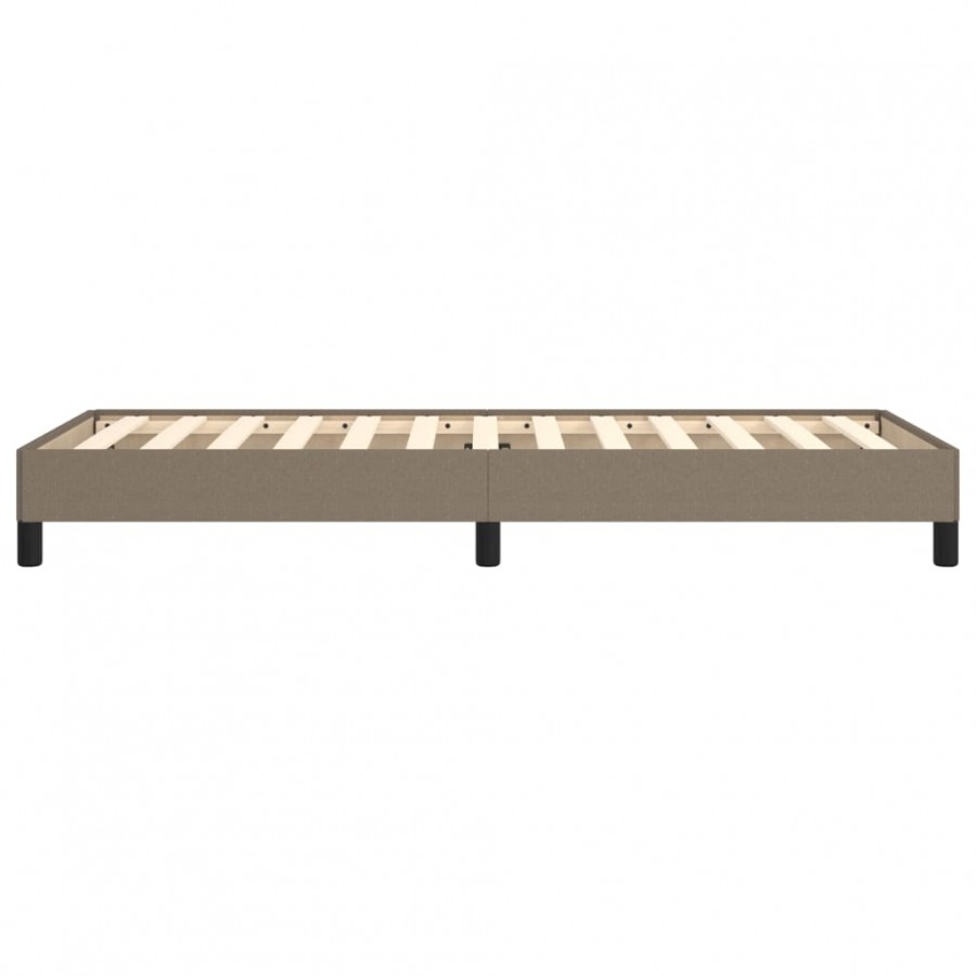 Lit Taupe 90x200 cm Tissu Lit Taupe 90x200 cm Tissu