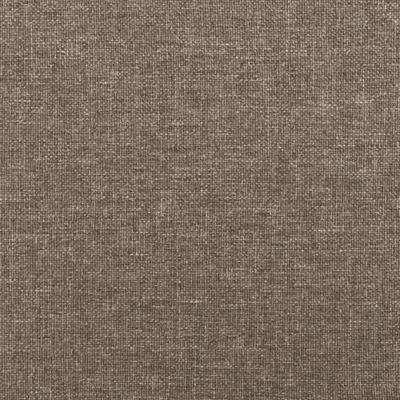 Lit Taupe 90x200 cm Tissu