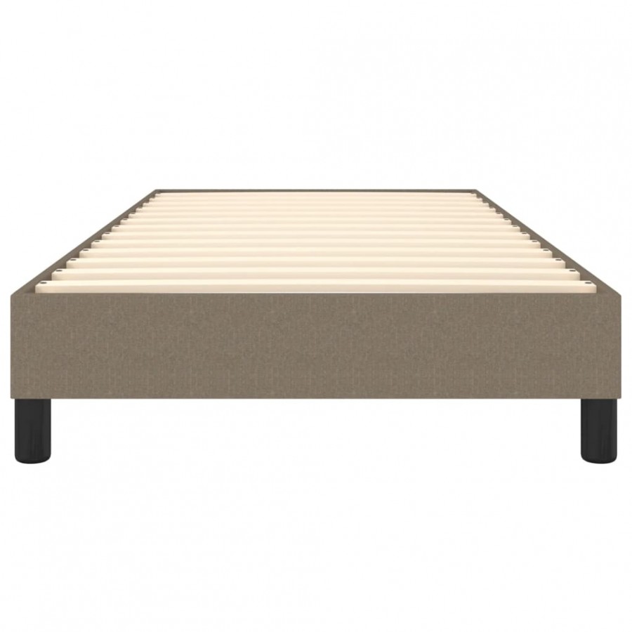 Lit Taupe 90x200 cm Tissu Lit Taupe 90x200 cm Tissu