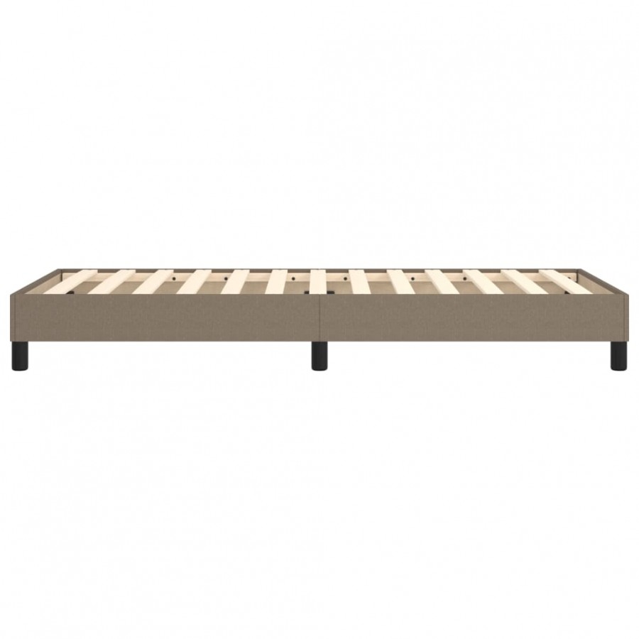 Lit Taupe 90x200 cm Tissu Lit Taupe 90x200 cm Tissu