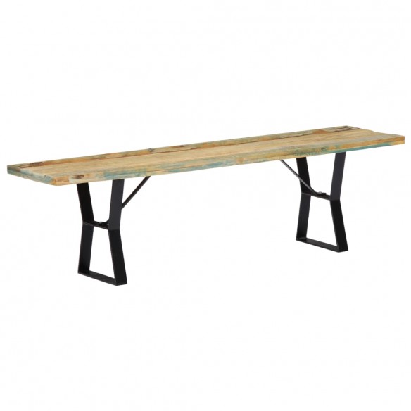 Banc 160 cm Bois de récupération massif