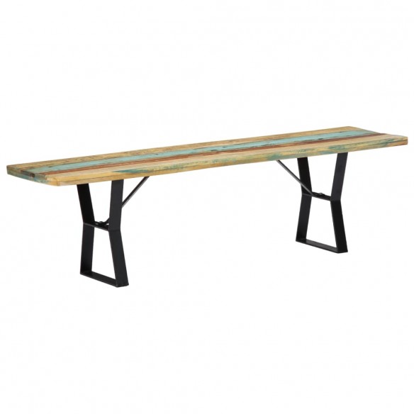 Banc 160 cm Bois de récupération massif