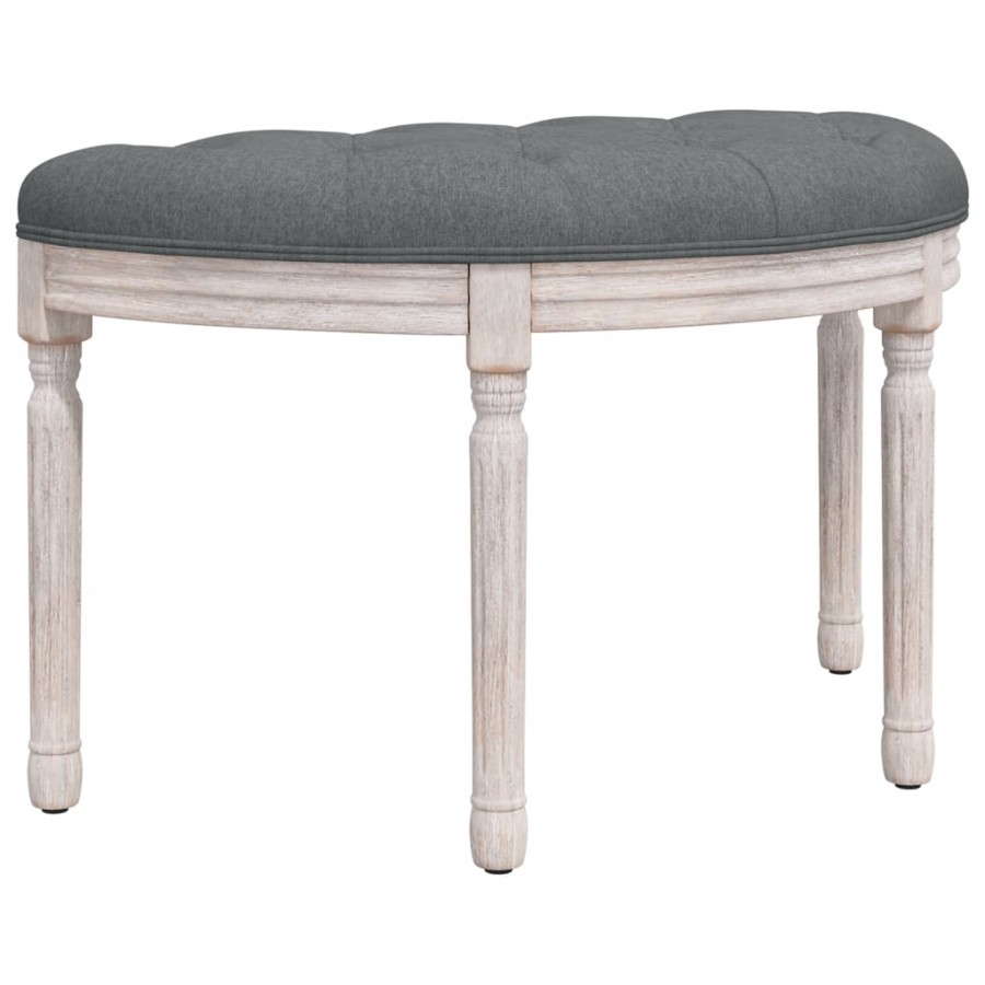 Banc Gris foncé 81,5x41x49 cm Tissu Banc Gris foncé 81,5x41x49 cm Tissu