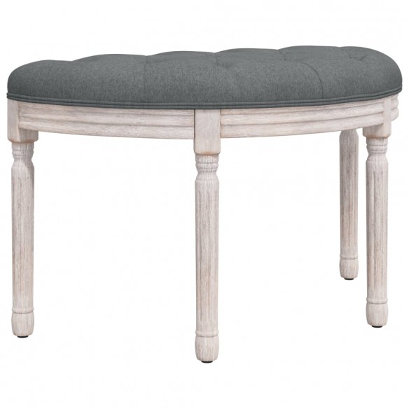 Banc Gris foncé 81,5x41x49 cm Tissu