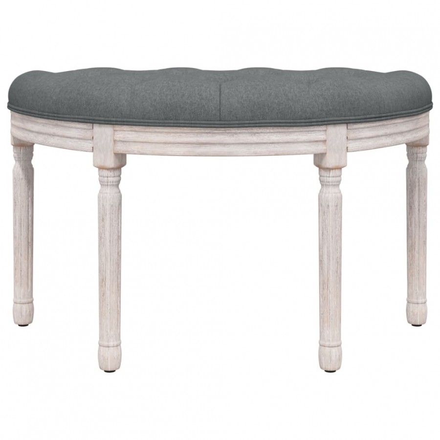 Banc Gris foncé 81,5x41x49 cm Tissu Banc Gris foncé 81,5x41x49 cm Tissu