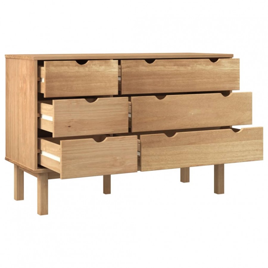 Commode OTTA 111x43x73,5 cm bois de pin massif Commode OTTA 111x43x73,5 cm bois de pin massif