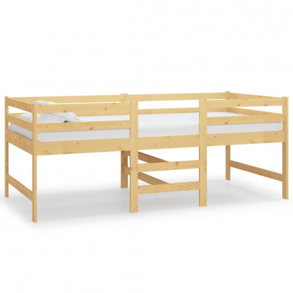 Lit 90x200 cm Bois de pin massif