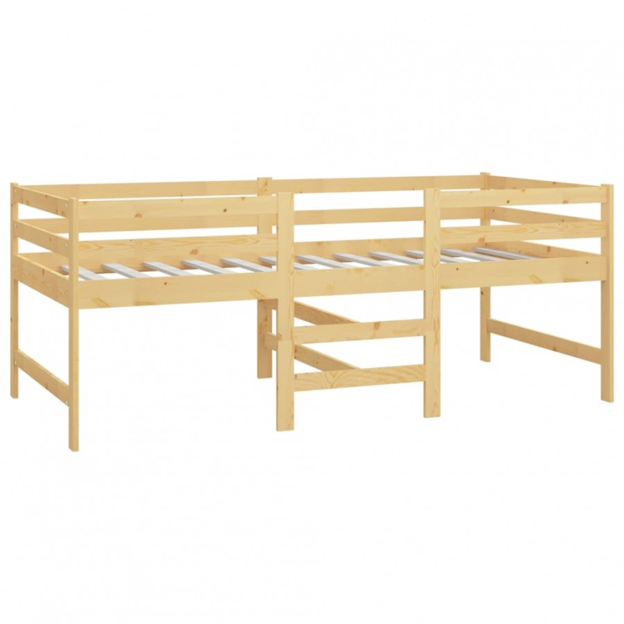 Lit 90x200 cm Bois de pin massif