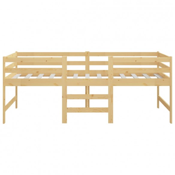 Lit 90x200 cm Bois de pin massif