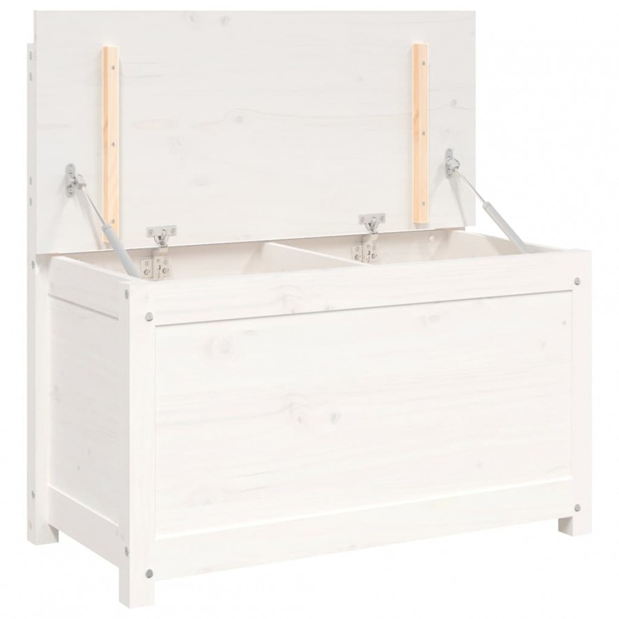 Banc Blanc 80x41x77 cm Bois de pin massif Banc Blanc 80x41x77 cm Bois de pin massif