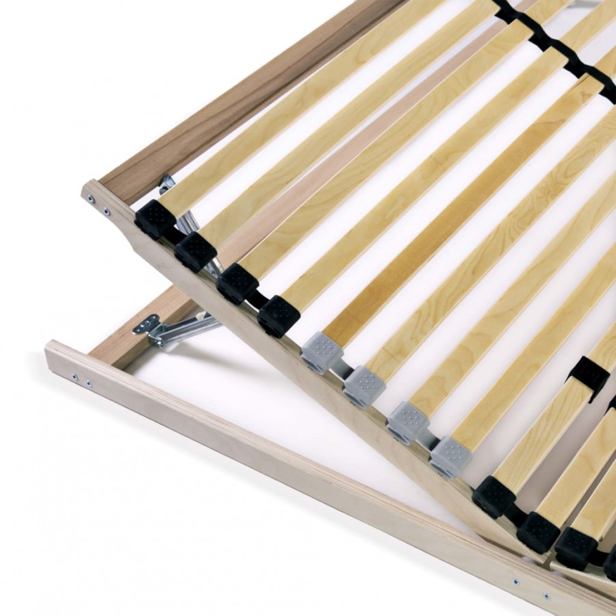 Cadre avec 28 lattes 7 zones 140 x 200 cm