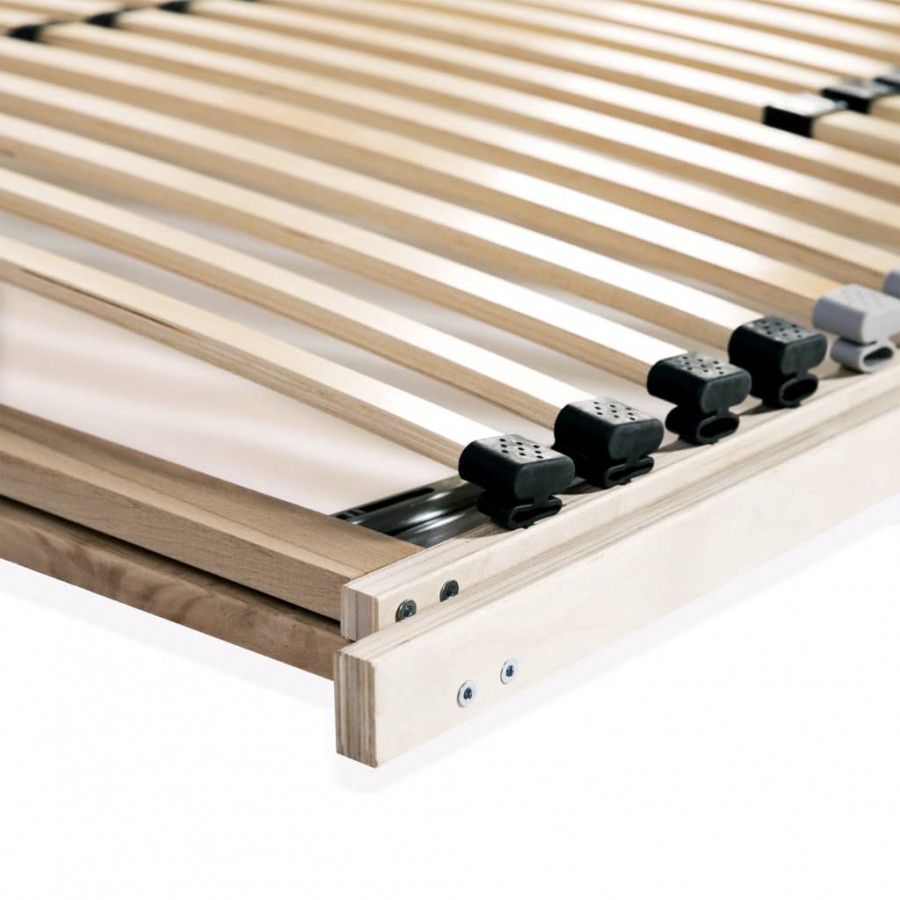 Cadre avec 28 lattes 7 zones 140 x 200 cm