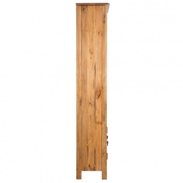 Meuble de salle de bain autoportant Bois pin massif 48x32x170cm