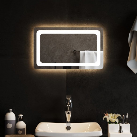 Miroir de salle de bain à LED 50x30 cm