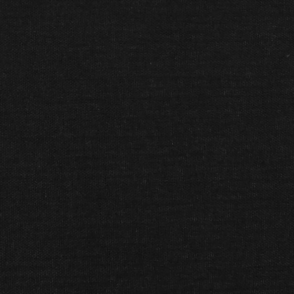 Tête de lit avec oreilles Noir 147x16x78/88 cm Tissu