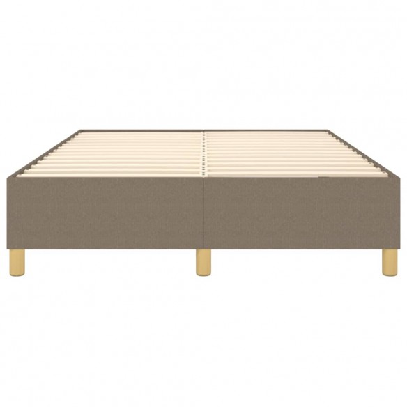 Cadre de lit Taupe 140x200 cm Tissu