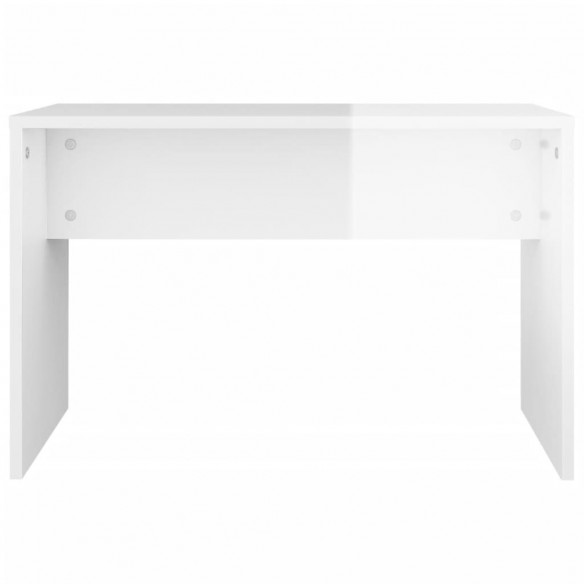 Ensemble de coiffeuse Blanc brillant 74,5x40x141 cm