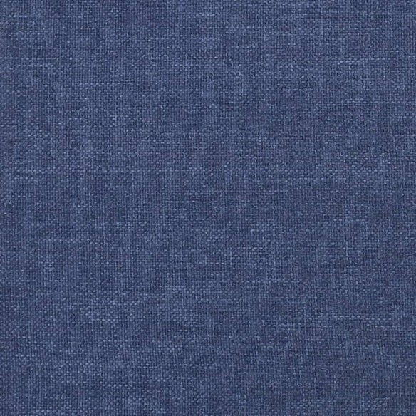 Cadre de lit Bleu 90x190 cm Tissu