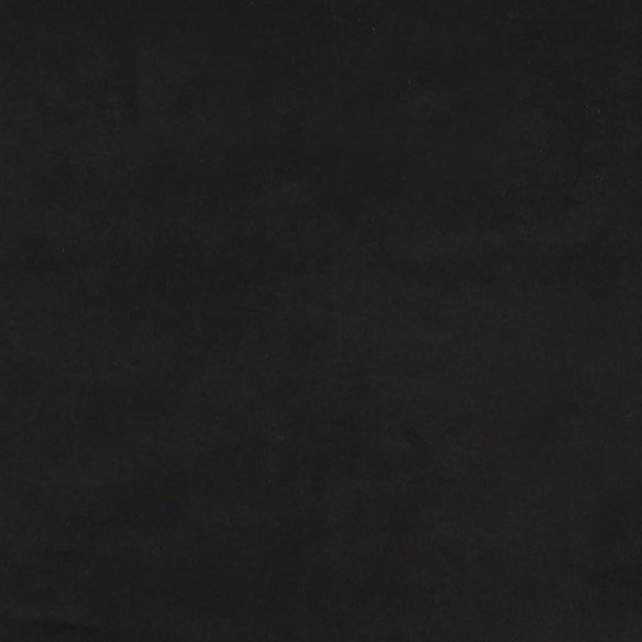 Cadre de Lit Noir 200x200 cm Velours