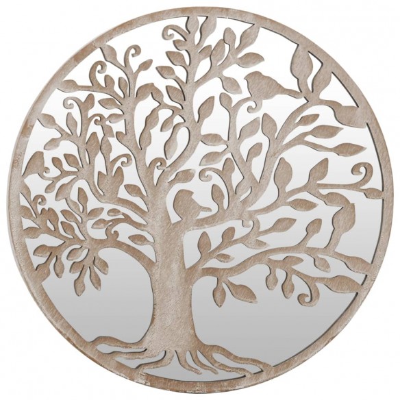 Miroir de jardin Sable 60x2,5cm Fer Rond utilisation extérieure