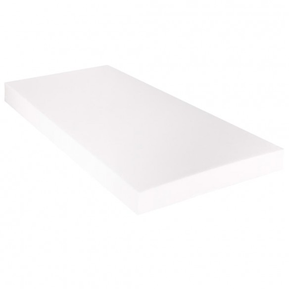 Lit avec matelas Blanc Similicuir 120 x 200 cm