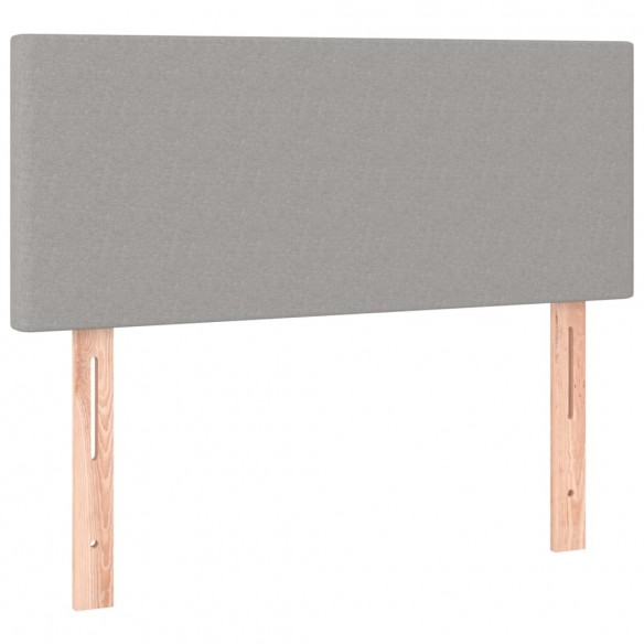 Tête de lit Gris clair 80x5x78/88 cm Tissu