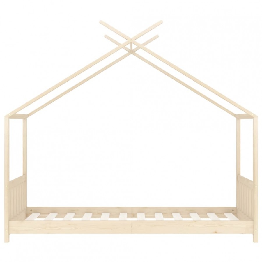 Lit d'enfant Bois de pin massif 70x140 cm Lit d'enfant Bois de pin massif 70x140 cm