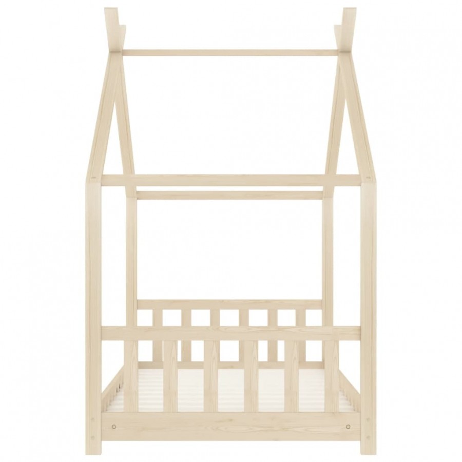 Lit d'enfant Bois de pin massif 70x140 cm Lit d'enfant Bois de pin massif 70x140 cm