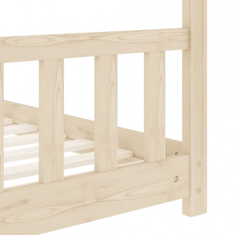Lit d'enfant Bois de pin massif 70x140 cm Lit d'enfant Bois de pin massif 70x140 cm