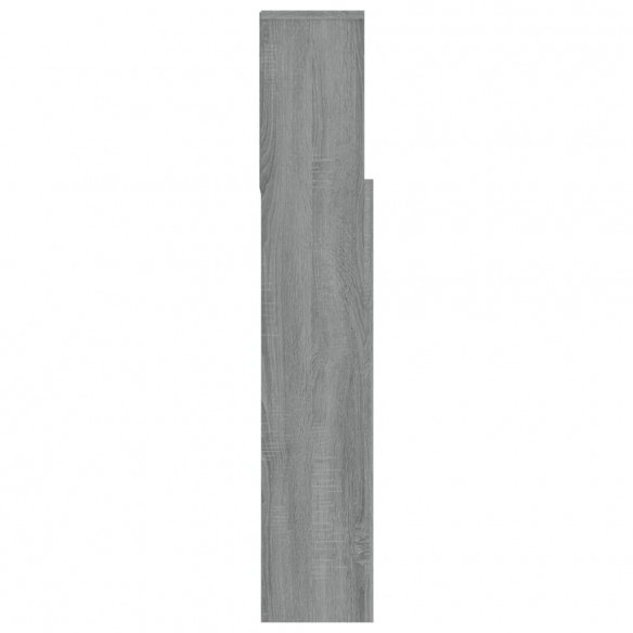 Armoire de tête de lit Sonoma gris 180x19x103,5 cm