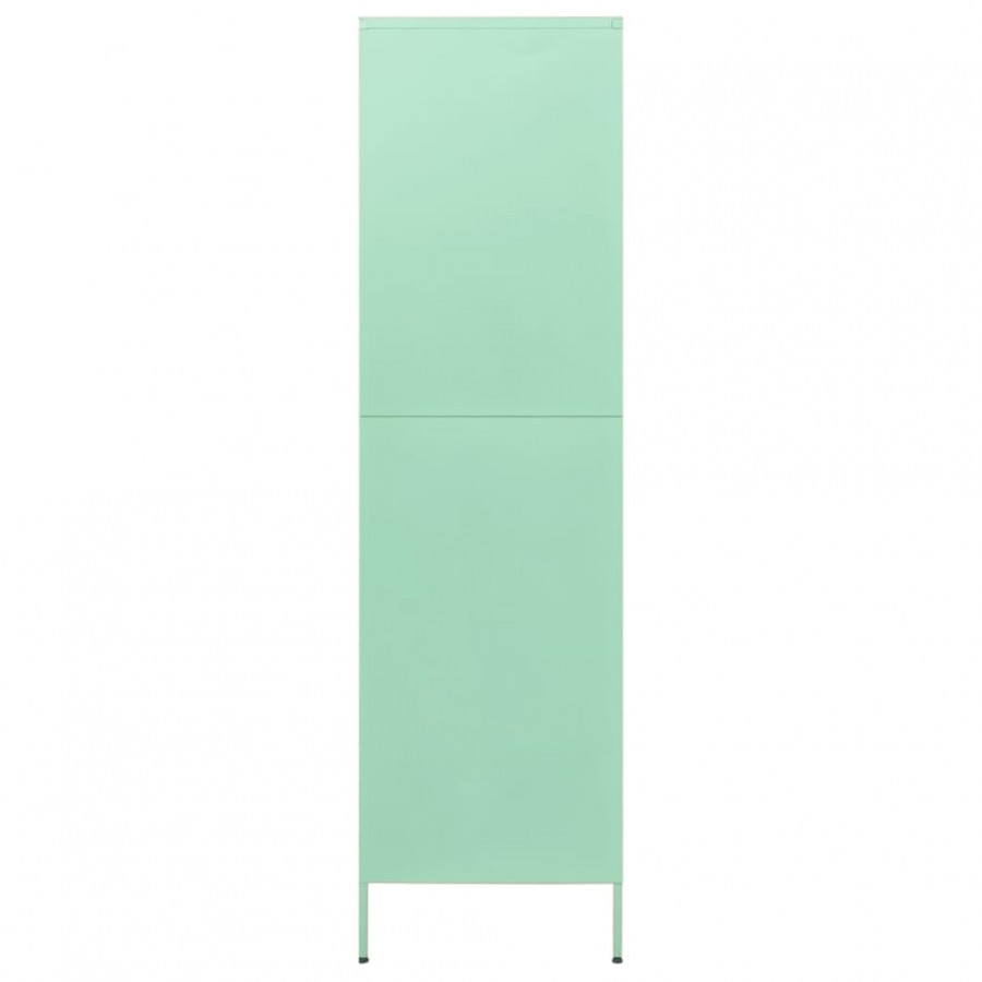 Garde-robe Vert menthe 90x50x180 cm Acier