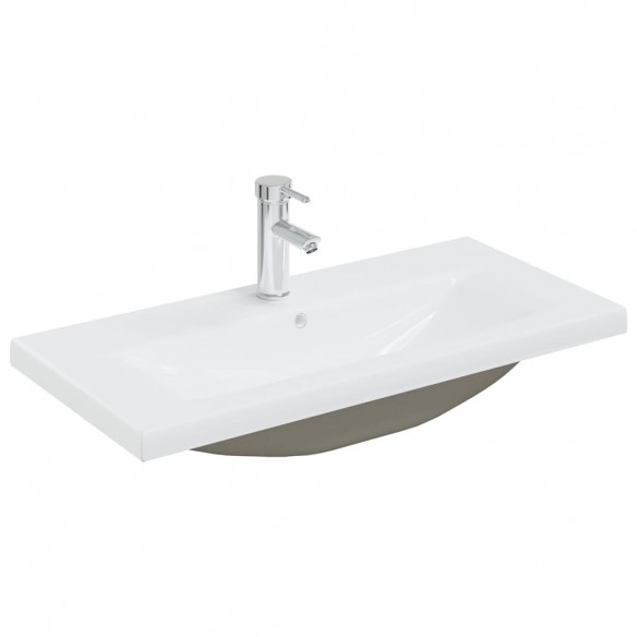 Ensemble de meubles de salle de bain Chêne sonoma Aggloméré