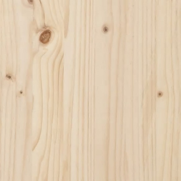 Cadre de lit bois de pin massif 90x190 cm simple